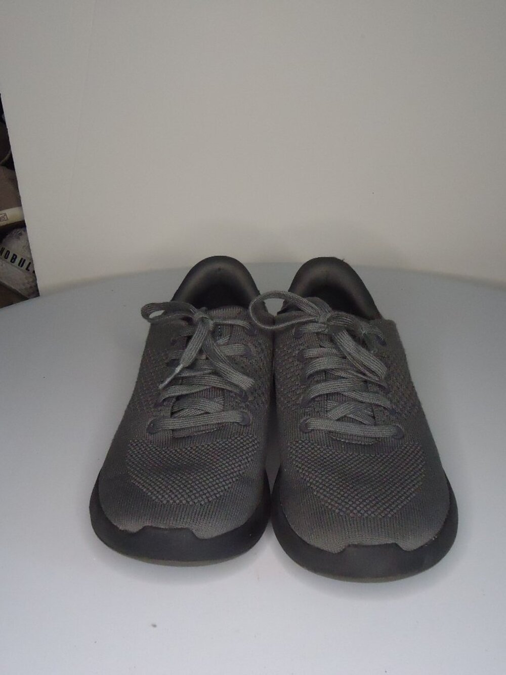 Kizik Women 9 Men 7.5 Lima Shoe Gray Knit Comfort Sneaker Hands Free